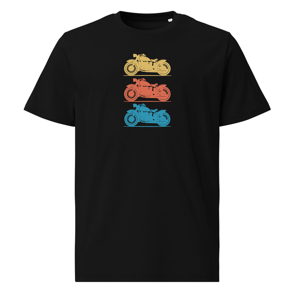 Café racer vintage T-shirt en coton biologique