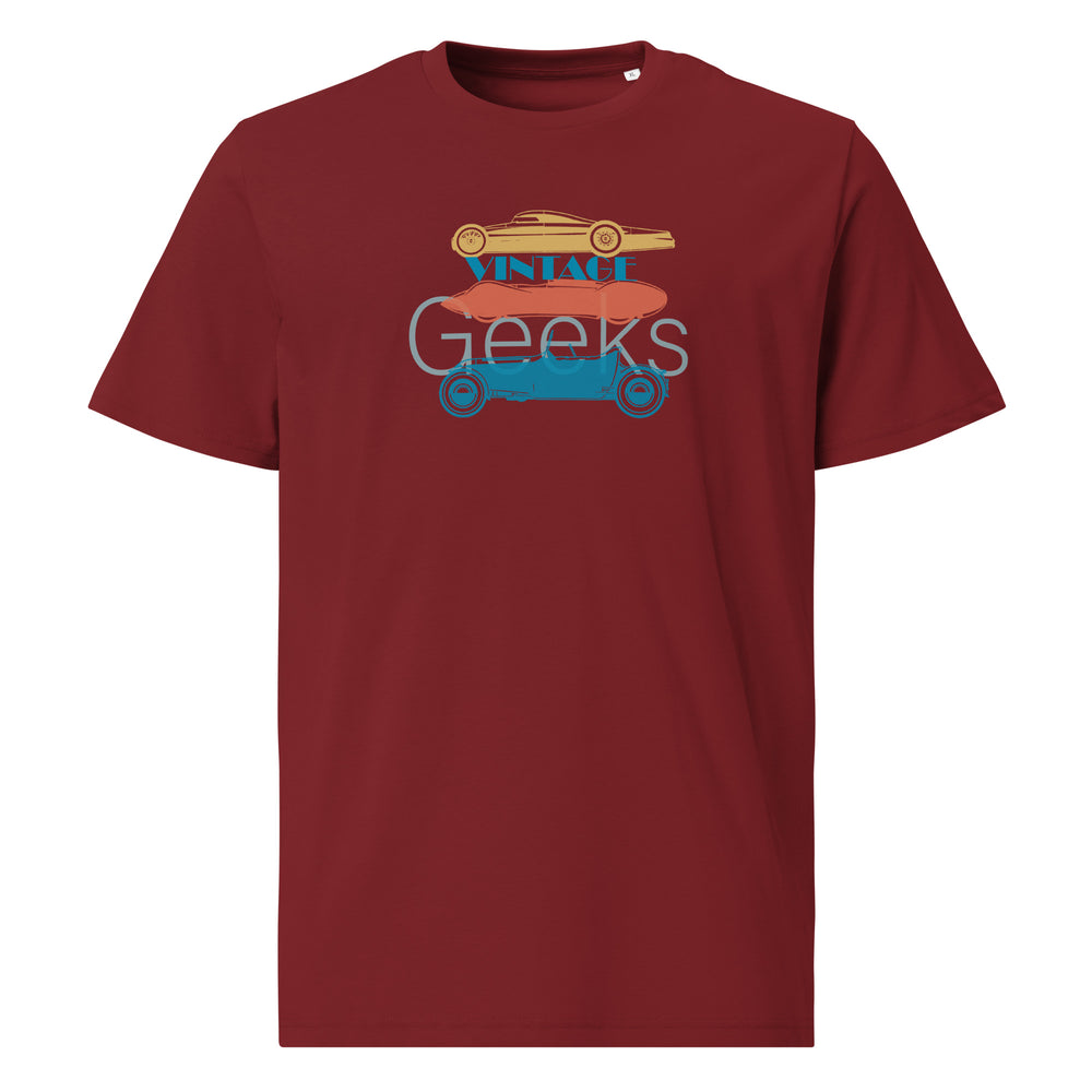 
                  
                    Vintage geek  T-shirt en coton biologique
                  
                