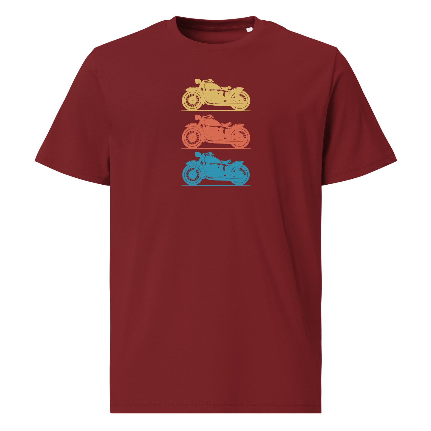 
                  
                    Café racer vintage T-shirt en coton biologique
                  
                