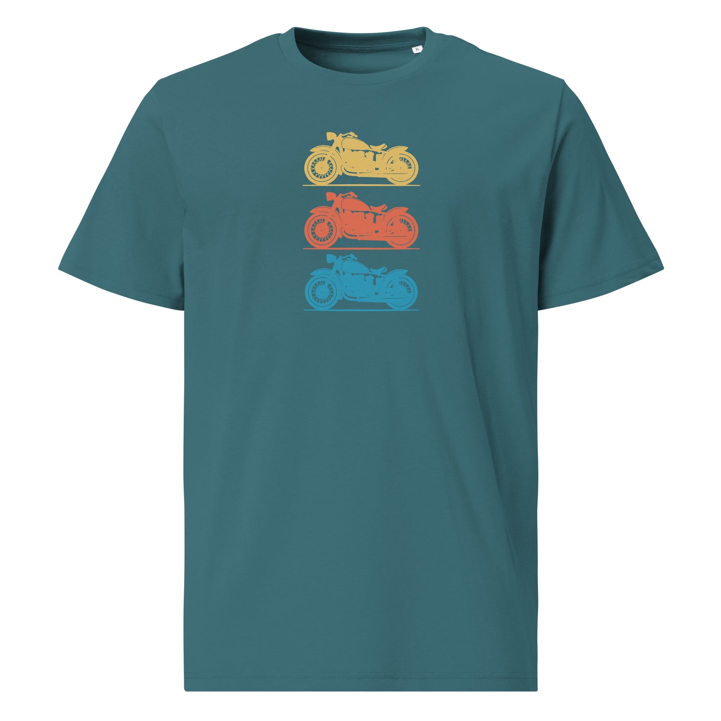 
                  
                    Café racer vintage T-shirt en coton biologique
                  
                