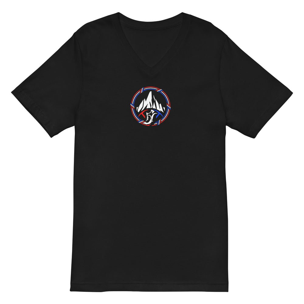 Altitude T-shirt Unisexe Col V