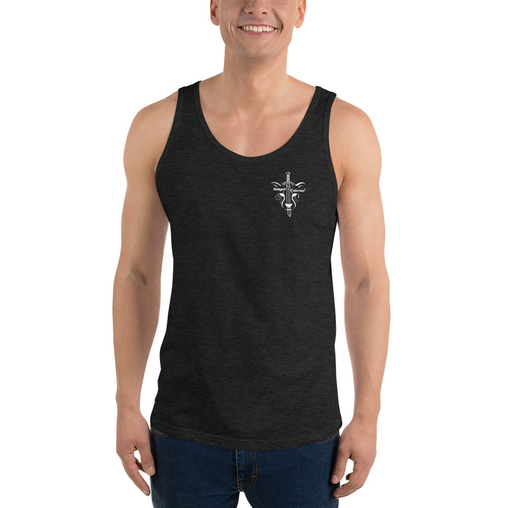 
                  
                    Semper Celerior logo tank top 100% cotton
                  
                