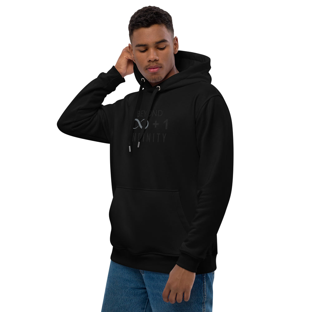 
                  
                    BEYOND INFINITY eco-friendly premium embroidered hooded sweatshirt
                  
                