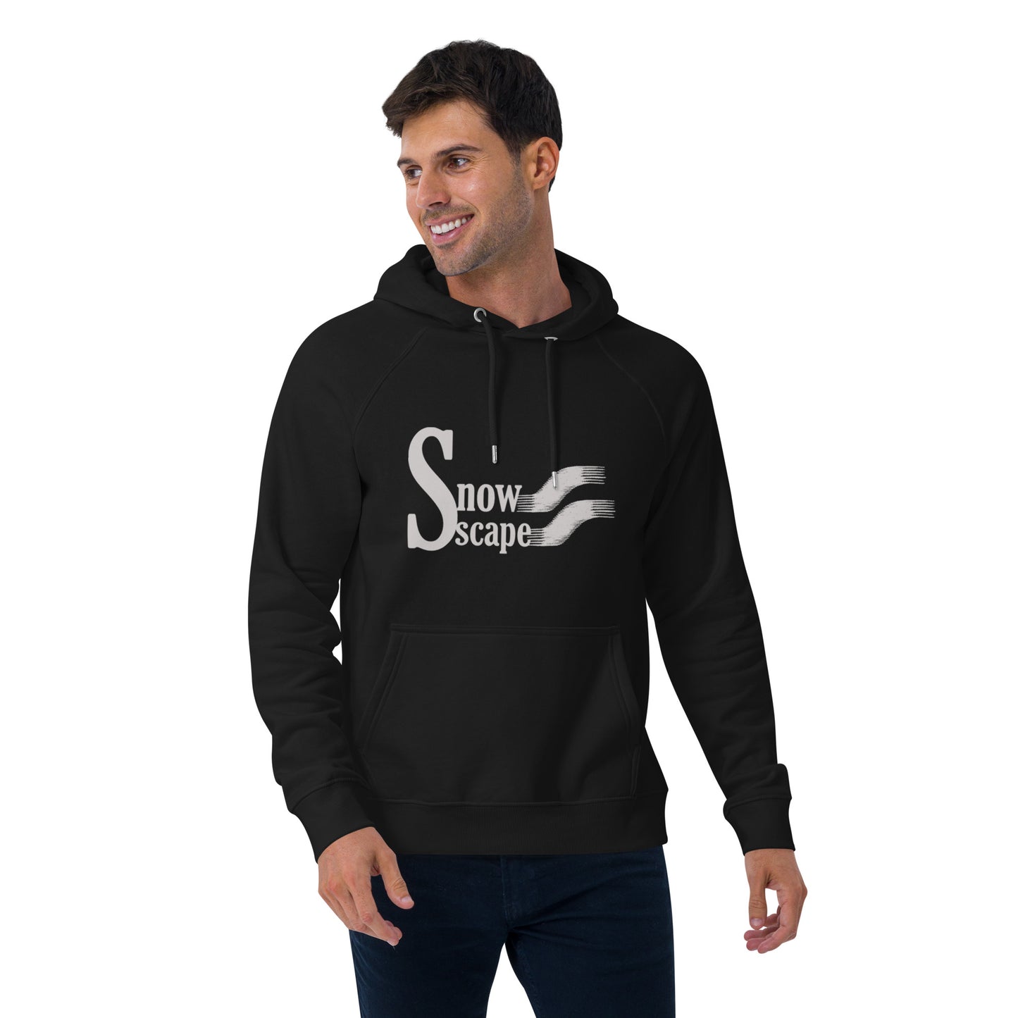 
                  
                    Snowscape Sweat à capuche écologique Raglan unisexe
                  
                