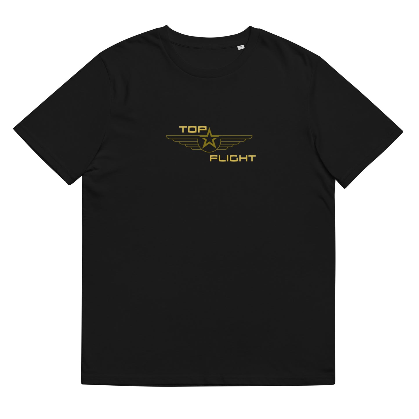 
                  
                    TOP FLIGHT the stylish unisex organic cotton T-shirt
                  
                