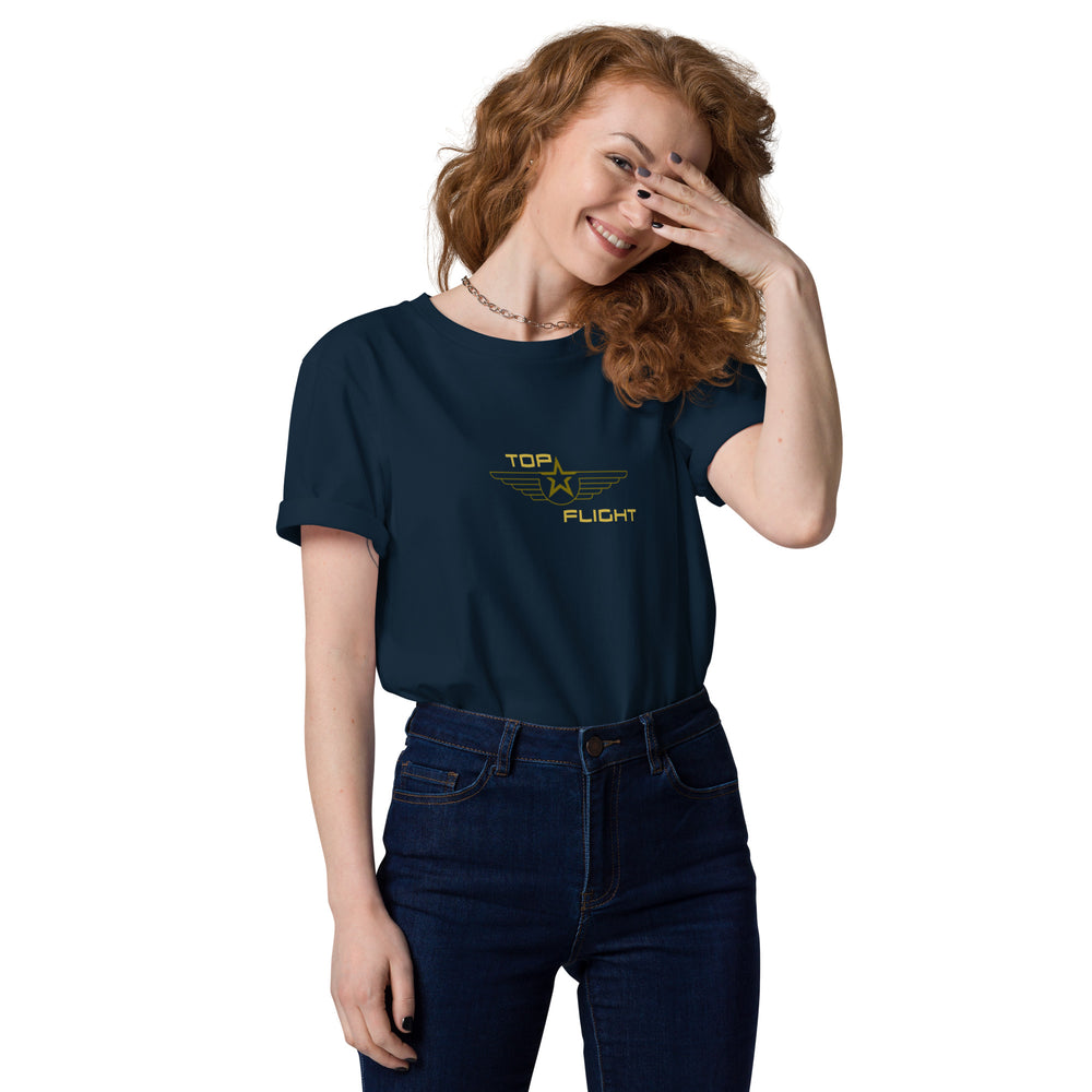 TOP FLIGHT the stylish unisex organic cotton T-shirt