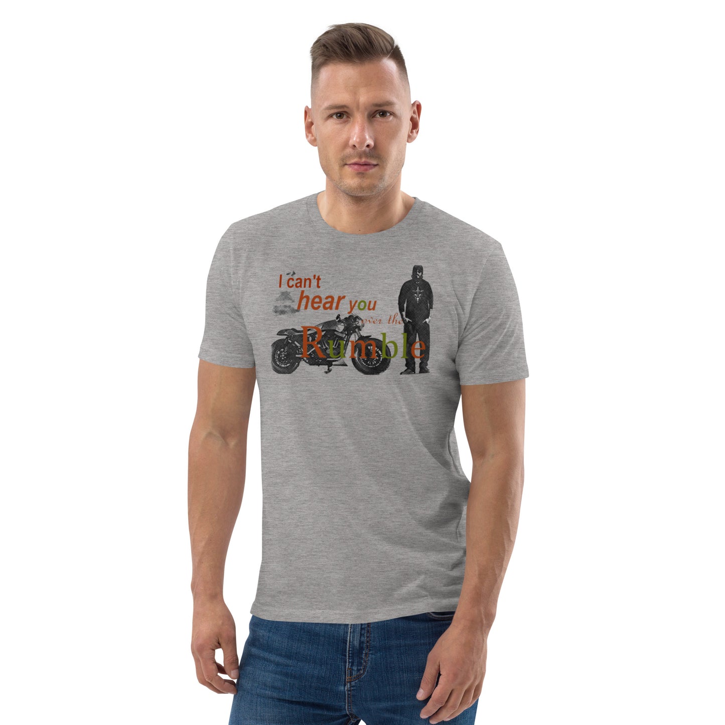 
                  
                    I can't hear you over the Rumble T-shirt unisexe en coton biologique bike
                  
                