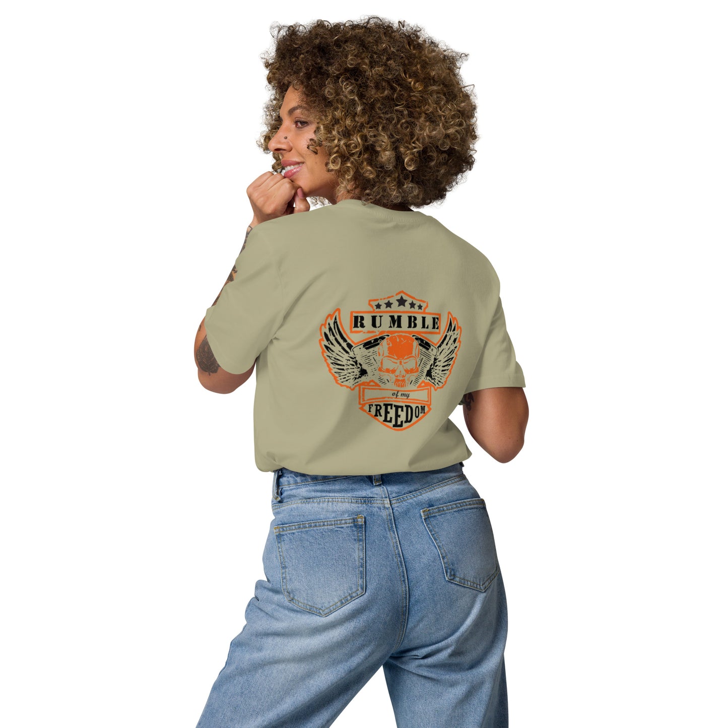 
                  
                    Rumble of my Freedom - T-shirt unisexe en coton biologique
                  
                