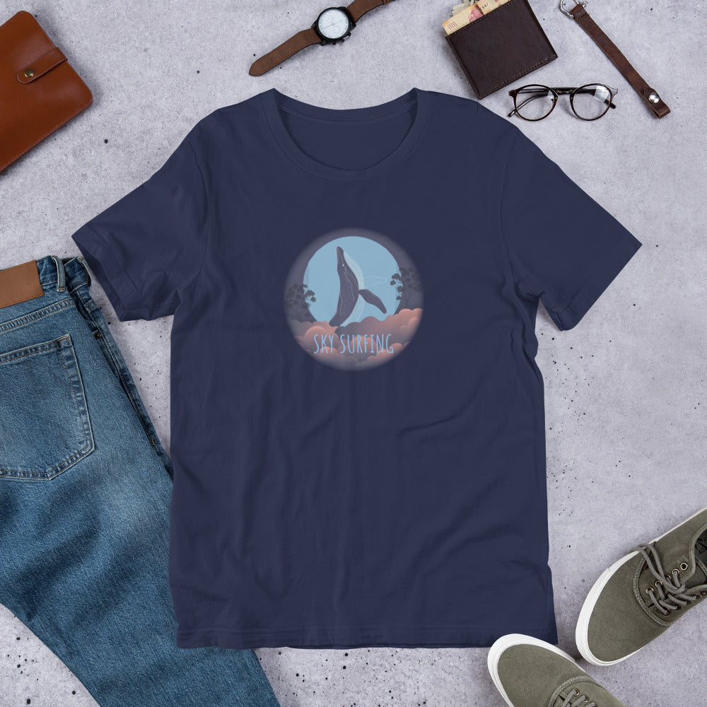 Sky Surfing T-shirt coton unisexe