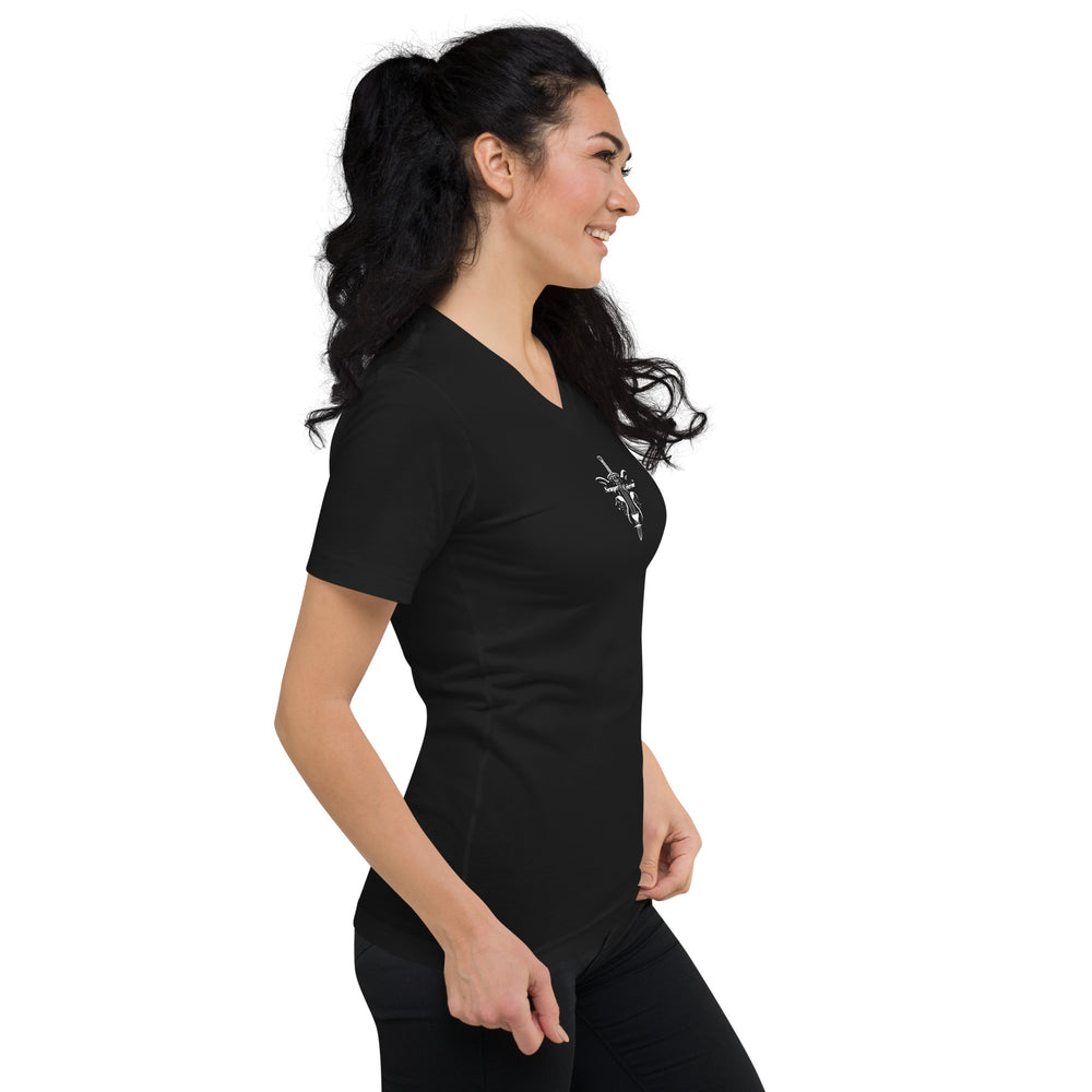 
                  
                    Semper Celerior T-shirt Unisexe Col V
                  
                