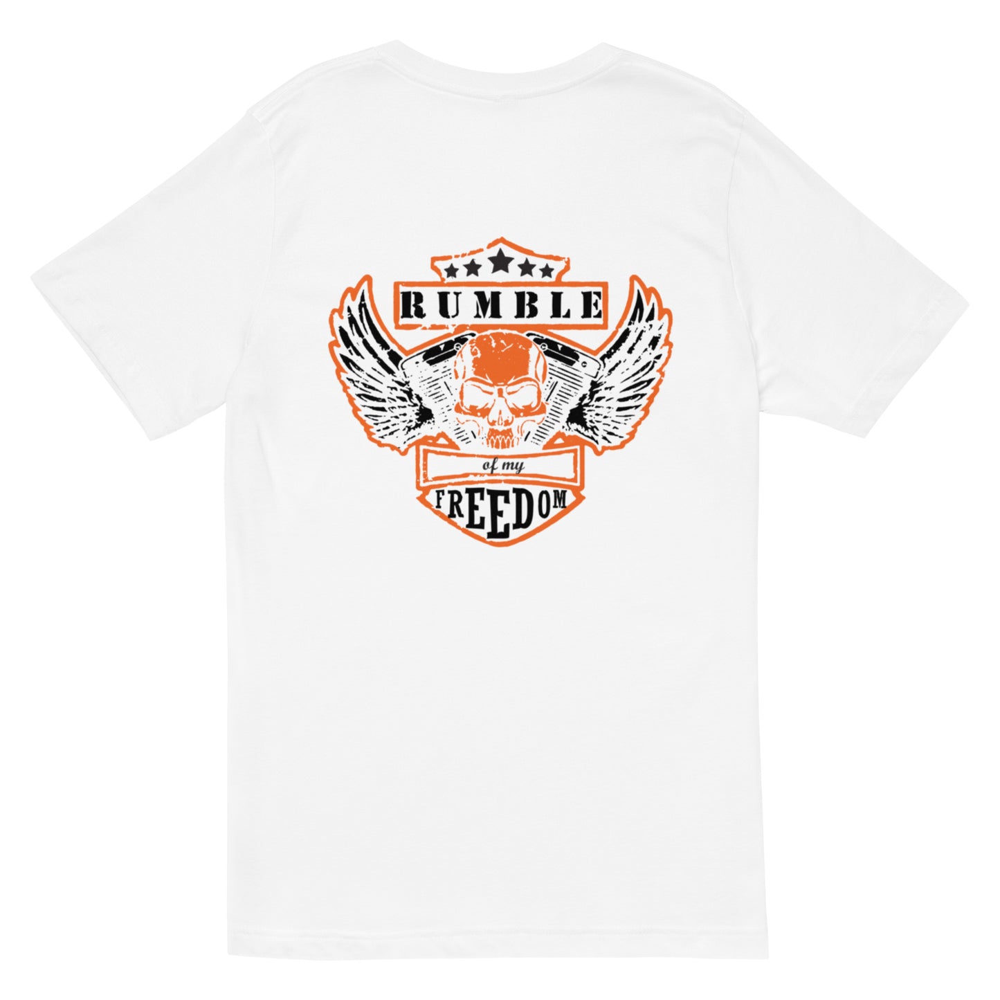 
                  
                    Rumble of Freedom Unisex Short Sleeve V-Neck T-Shirt
                  
                