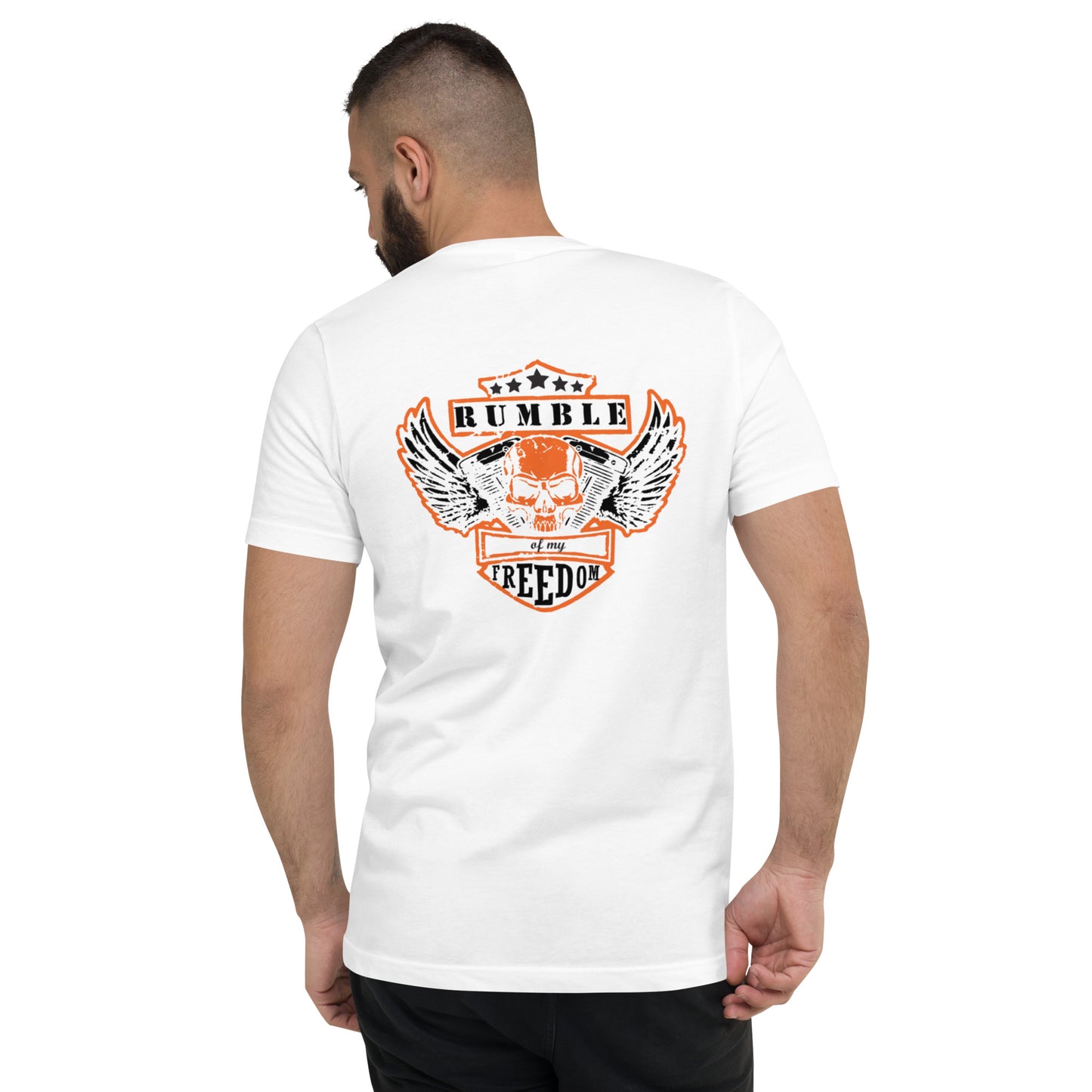 
                  
                    Rumble of Freedom Unisex Short Sleeve V-Neck T-Shirt
                  
                
